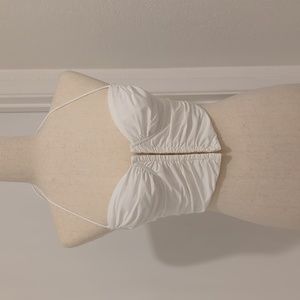 NWT Princess Polly White Halter Crop Top Corset US6